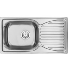 1-bowl steel sink with drainer