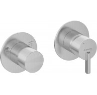 Shower mixer with shower switch - horizontal