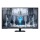Samsung Odyssey Neo G7 G70NC LS43CG700NUXEN 43 " VA UHD 16:9 1 ms 400 cd/m2 Black/White HDMI ports quantity 2 144 Hz
