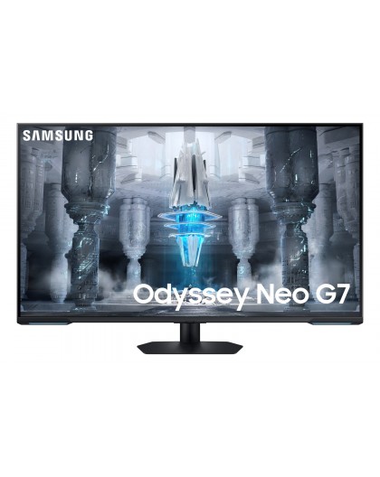 Samsung Odyssey Neo G7 G70NC LS43CG700NUXEN 43 " VA UHD 16:9 1 ms 400 cd/m2 Black/White HDMI ports quantity 2 144 Hz