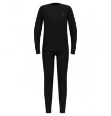 Odlo Set long MERINO 200 KIDS children's underwear set, size 140 cm, black