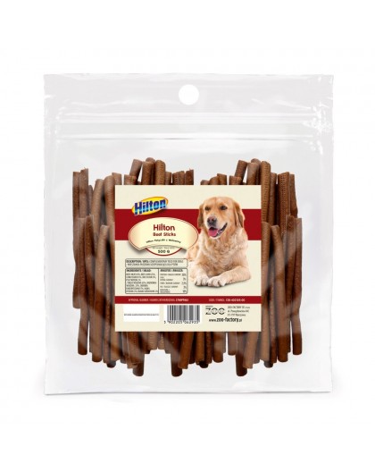 HILTON Soft Beef Sticks - treat for dogs - 500g