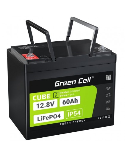 Green Cell LFPGC12V60AH UPS battery Lithium Iron Phosphate (LiFePO4) 12.8 V 60 Ah