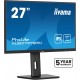 iiyama ProLite 27” QHD IPS technology panel with USB hub and 100Hz refresh rate and 150mm height adjustable stand