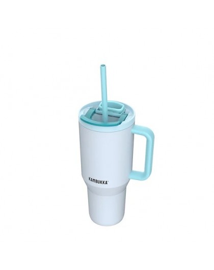 Thermal mug with telescopic straw Kambukka Rio Tumbler 950ml Frosty Coconut