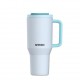Thermal mug with telescopic straw Kambukka Rio Tumbler 950ml Frosty Coconut