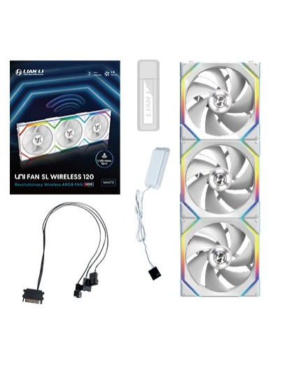 Lian Li UNI FAN SL Wireless 120 Computer case 12 cm White 3 pc(s)