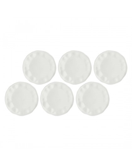 Set of 6 dinner plates 28 cm