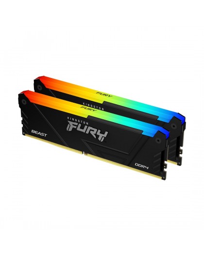 Kingston Technology FURY Beast 16GB 3600MT/s DDR4 CL17 DIMM (Kit of 2) RGB