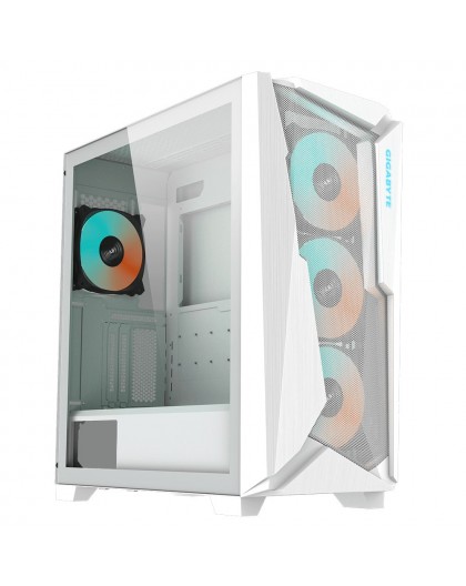 GIGABYTE C301 GLASS WHITE computer case Midi Tower