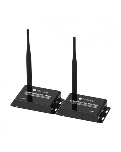 Techly IDATA HDMI-WL55 AV extender AV transmitter & receiver Black