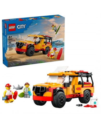 LEGO CITY 60453 Lifeguard Beach Rescue Truck