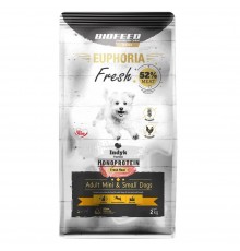 BIOFEED Euphoria Fresh Adult Mini & Small Monoprotein Turkey - dry dog food - 2kg