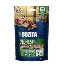 BOZITA Meaty bites Elk and duck - dog treat - 70g