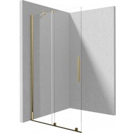 Walk-in shower wall 90 cm - sliding
