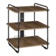 Stylish 3-shelf cabinet Maclean, 90kg max, 454x400x496mm, MC-978