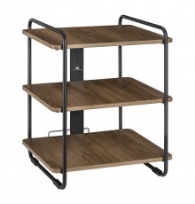 Stylish 3-shelf cabinet Maclean, 90kg max, 454x400x496mm, MC-978