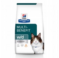 HILL'S PRESCRIPTION DIET Multi-Benefit Feline w/d Dry cat food Chicken 3 kg