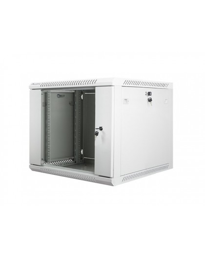 Lanberg WF01-6609-10S rack cabinet 9U Wall mounted rack Grey