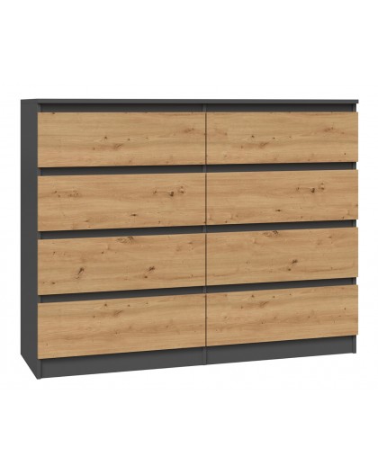 Topeshop M8 120 ANT/ART KPL chest of drawers