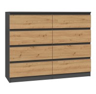 Topeshop M8 120 ANT/ART KPL chest of drawers