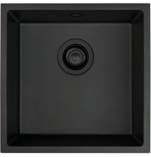 Suspended 1-bowl granite sink