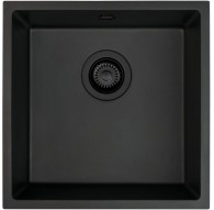 Suspended 1-bowl granite sink