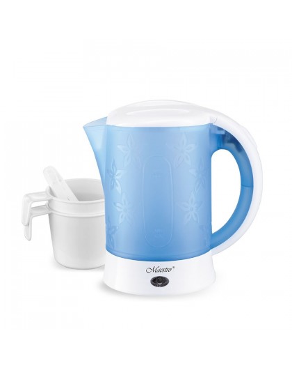 Feel-Maestro MR010 electric kettle 0.6 L Blue, White 600 W