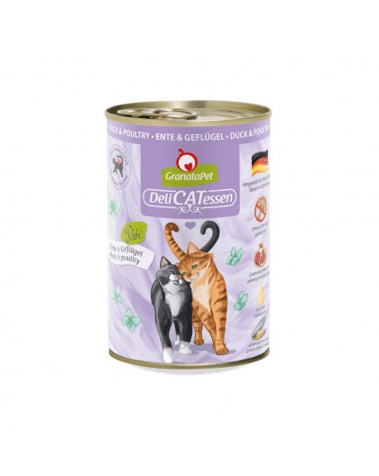 GRANATAPET DeliCATessen Duck and poultry - wet cat food - 400g