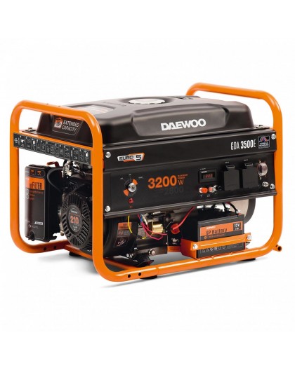 PETROL GENERATOR 3.2KW 230V/GDA 3500E DAEWOO