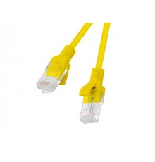 PATCHCORD KAT.5E UTP 3M ŻÓŁTY FLUKE PASSED LANBERG 10-PACK