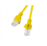 PATCHCORD KAT.5E UTP 3M ŻÓŁTY FLUKE PASSED LANBERG 10-PACK