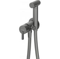 Concealed bidet mixer with bidetta shower head