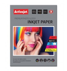 Activejet AP4-180G20 glossy photo paper for ink printers A4 20 pcs