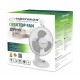 Desktop fan 9" Esperanza EHF004WE ZEPHYR White-Gray