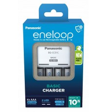 Battery charger PANASONIC Eneloop Basic BQ-CC51 + 4x AAA 800 mAh (K-KJ51MCD04E)
