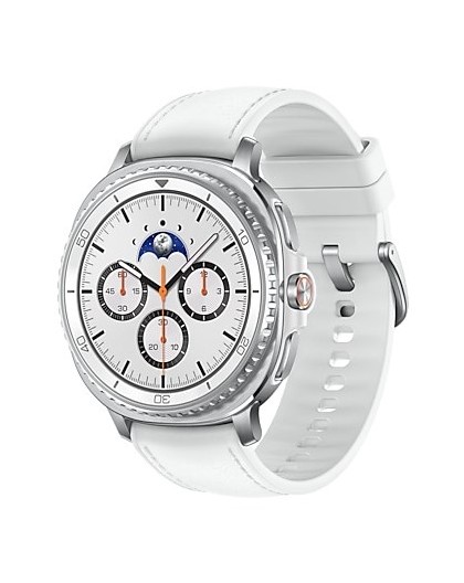 Samsung Galaxy Watch 8 Classic 3.3 cm (1.3") AMOLED 46 mm Digital 438 x 438 pixels Touchscreen Silver Wi-Fi GPS (satellite)
