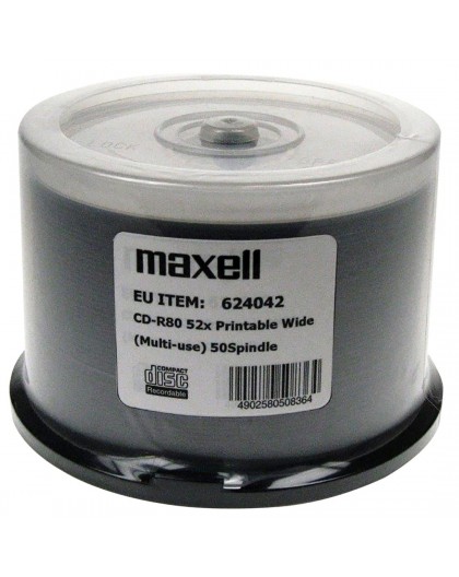 MAXELL CD-R 700MB 50 pcs. 52x80 min, spindel, CD-R for printing