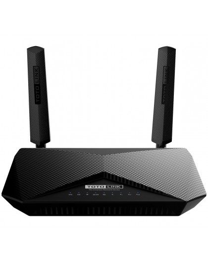 TOTOLINK LR1200 Router WiFi AC1200 Dual Band wireless router Fast Ethernet Dual-band (2.4 GHz / 5 GHz) 4G Black