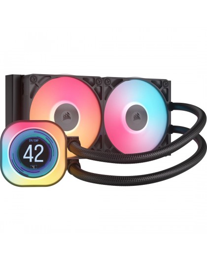 Corsair iCUE LINK TITAN 240 RX LCD Processor Air cooler 12 cm Black 1 pc(s)