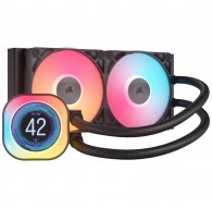 Corsair iCUE LINK TITAN 240 RX LCD Processor Air cooler 12 cm Black 1 pc(s)