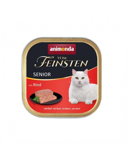 ANIMONDA Vom Feinsten Senior Beef - wet cat food - 100g