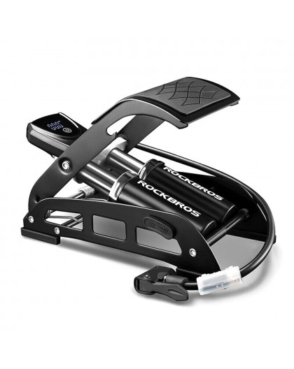 Rockbros 42430001001 black foot pump with display