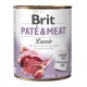 BRIT Paté & Meat with lamb - wet dog food - 800g