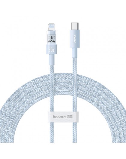 Baseus Gem USB-C to iP fast charging cable 2 m 20 W Blue