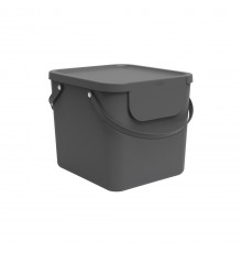 ROTHO Albula Anthracite - waste sorting container - 40l