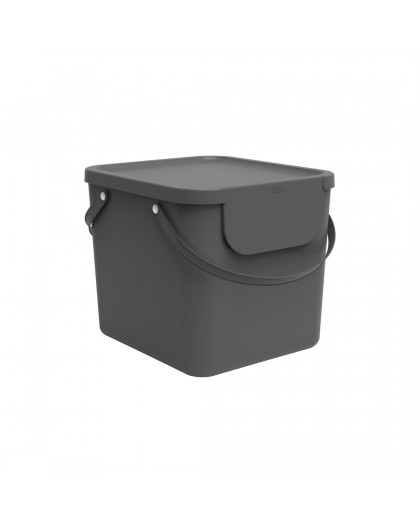 ROTHO Albula Anthracite - waste sorting container - 40l