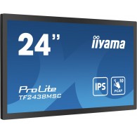 iiyama 23.8” 10pt Optical Bonded PCAP Open Frame Touch monitor with IPS panel technology, edge-to-edge glass design, anti-finger