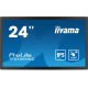 iiyama 23.8” 10pt Optical Bonded PCAP Open Frame Touch monitor with IPS panel technology, edge-to-edge glass design, anti-finger