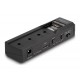 DeLOCK USB Type-C Converter for 1 x M.2 NVMe SSD + 1 x SATA SSD / HDD with Clone Function